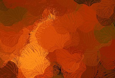 Soyut şekilli koyu turuncu vektör dokusu. Soyut gradyan şekilli basit renkli çizimler. Bir cep telefonu için arka plan.