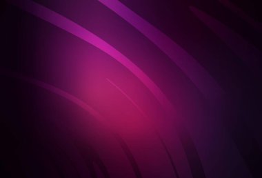 Çizgileri olan koyu pembe vektör deseni. Değişken çizgileri olan renkli geometrik örnek. Tasarımınız için basit şablon.