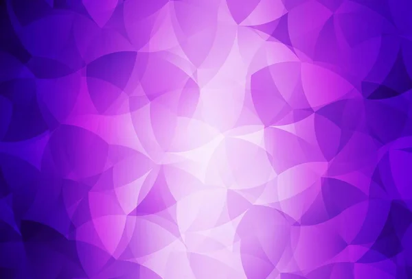 Violet Clair Vecteur Rose Bas Fond Poly Illustration Polygonale Lumineuse — Image vectorielle