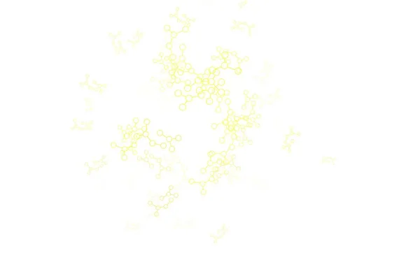 Світло Зелений Жовтий Векторний Фон Даними Штучного Інтелекту Абстрактна Ілюстрація — стоковий вектор