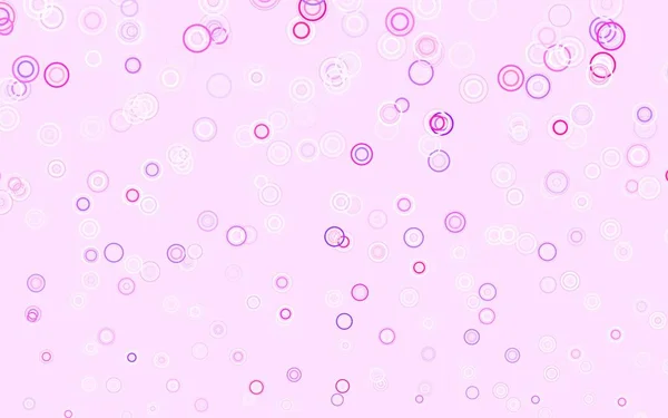 Світло Рожева Жовта Векторна Текстура Дисками Красива Кольорова Ілюстрація Розмитими — стоковий вектор