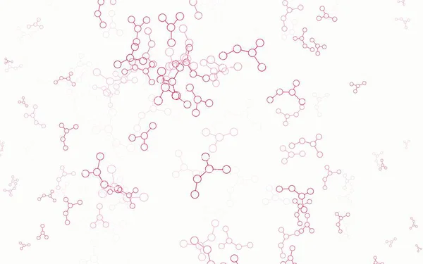 Modèle Vectoriel Violet Clair Avec Réseau Intelligence Artificielle Illustration Brillante — Image vectorielle