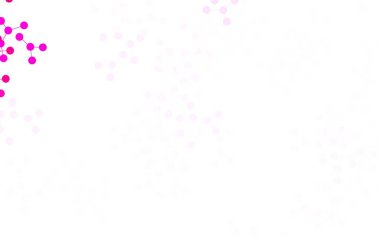 Yapay zeka yapısına sahip açık pembe vektör şablonu. Parlak renkli bir illüstrasyon ve yapay zekanın gerçek yapısı. Poster ve teknoloji sembolü.