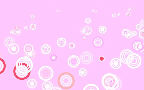 Ανοιχτό Ροζ Κίτρινο Διάνυσμα Διάταξη Σχήματα Κύκλο Θολή Διακοσμητική Σχεδίαση — Διανυσματικό Αρχείο