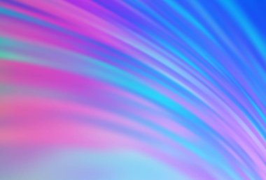 Açık mavi, kırmızı vektör renkli bulanık arkaplan. Görüntü stili ve gradyanı olan yeni renkli çizimler. Marka kitabınız için yeni biçim tasarımı.