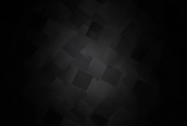Темно Серый Векторный Задник Ромбом Красивая Иллюстрация Прямоугольниками Квадратами Шаблоны — стоковый вектор