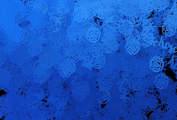 Fond Vectoriel Bleu Clair Avec Des Formes Memphis Formes Chaotiques — Image vectorielle