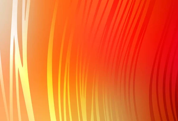 Rojo Claro Textura Vectorial Amarilla Con Líneas Irónicas Ilustración Abstracta — Vector de stock