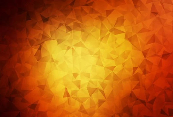 Mörkröd Vektor Polygonal Bakgrund Färgglad Abstrakt Illustration Med Trianglar Helt — Stock vektor