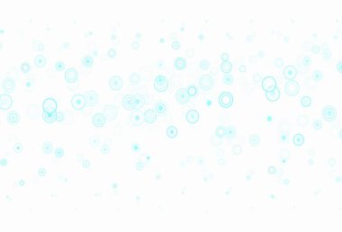 Kabarcıklı açık yeşil vektör arka planı. Soyut arka planda bulanık kabarcıklar ve renkli gradyan. İş ilanınız için tasarım.