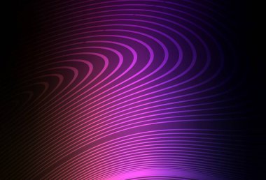 Koyu mor, pembe çizgili vektör düzeni. Değişken çizgileri olan renkli geometrik örnek. Markan için yeni kompozisyon.