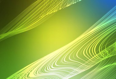 Açık yeşil, sarı vektör modern zarif düzen. Renkli soyut çizimler ve gradyan. Bir cep telefonu için arka plan.