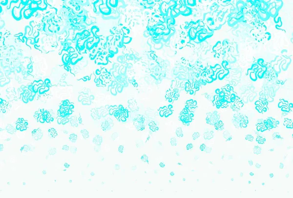 Modèle Vectoriel Bleu Clair Avec Des Formes Chaotiques Design Décoratif — Image vectorielle