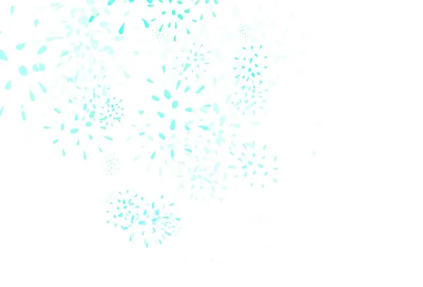 Світло Зелений Вектор Природний Візерунок Листям Листя Розмитому Абстрактному Фоні — стоковий вектор