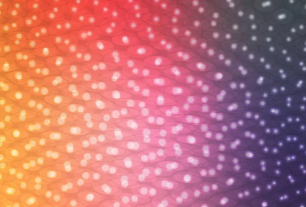Светло Розовый Желтый Векторный Узор Сферами Размытые Пузыри Абстрактном Фоне — стоковый вектор