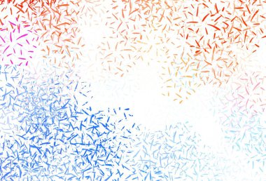 Düz çizgileri olan açık pembe vektör düzeni. Soyut şablon üzerinde çizgileri olan renkli, parlak bir illüstrasyon. Reklam, kitapçıklar, broşürler için desen.