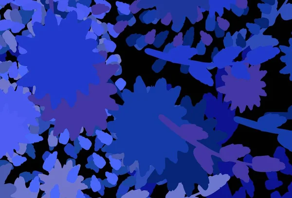 Легкий Вектор Синего Цвета Мемфисами Современная Абстрактная Иллюстрация Красочными Случайными — стоковый вектор