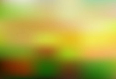 Açık mavi, sarı vektör bulanık parlak soyut şablon. Gradyan ile modern soyut çizim. Tasarımının yeni yolu.