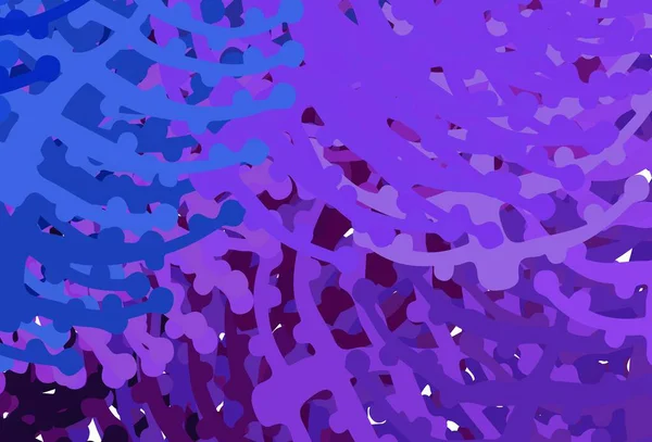 Ανοιχτό Ροζ Μπλε Διανυσματική Υφή Αφηρημένες Μορφές Πολύχρωμες Χαοτικές Μορφές — Διανυσματικό Αρχείο
