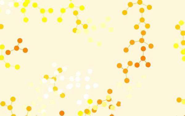 Φως Πορτοκαλί Διάνυσμα Φόντο Μορφές Της Τεχνητής Νοημοσύνης Λαμπερή Απεικόνιση — Διανυσματικό Αρχείο