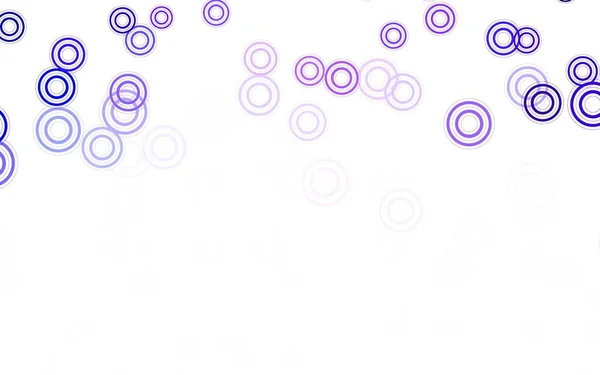 Světle Fialové Vektorové Pozadí Tečkami Rozmazané Bubliny Abstraktním Pozadí Barevným — Stockový vektor
