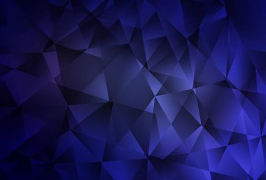 Koyu mor vektör soyut mozaik arkaplan. Üçgenli renkli soyut çizimler. Marka kitabınız için yeni şablon.