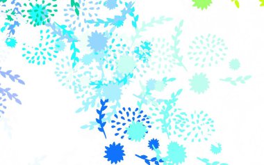 Açık Çokrenkli vektör doğal arkaplan çiçekli, bulanık şekilli, çiçekli, yaratıcı illüstrasyon. İşiniz için en iyi tasarım..