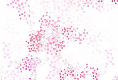 Yapay zeka ağıyla açık kırmızı vektör deseni. Soyut şablondaki yapay zeka şekilleriyle parlayan illüstrasyon. Teklif verilerinin tanıtımı için akıllı tasarım.