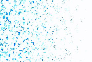 Disklerle hafif BLUE vektör dokusu. Renkli su damlaları olan modern soyut çizimler. Poster ve web siteleri için tasarım.