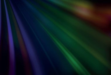 Koyu mavi, yeşil vektör soyut bulanık arkaplan. Gradyan tasarımlı, soyut, ışıltılı çizimler. İşiniz için yeni tasarım.