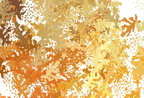 Texture Vectorielle Orange Clair Aux Formes Abstraites Illustration Avec Des — Image vectorielle