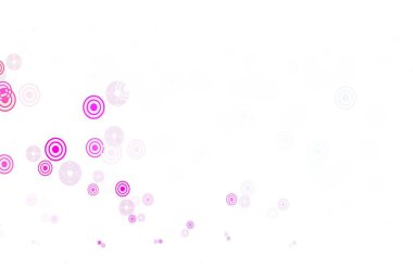 Açık mavi, benekli kırmızı vektör arkaplan. Doğa tarzında renkli baloncuklu soyut illüstrasyon. Reklamlar, broşürler için desen.