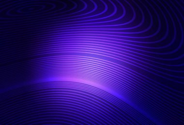 Çizgileri olan koyu mor vektör arkaplan. Soyut tarzda gradyan çizgilerle akıllı illüstrasyon. Marka kitabı için şık bir desen.