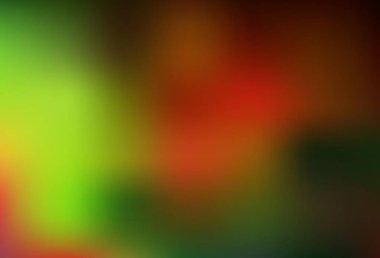 Koyu yeşil, sarı vektör parlak dokuyu bulanıklaştırdı. Eğilimli zarif, parlak bir çizim. Marka kitabınız için yeni biçim tasarımı.