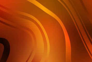 Koyu turuncu vektör parlak soyut arkaplanı bulanıklaştırdı. Gradyan tasarımlı, soyut, ışıltılı çizimler. Marka kitabınız için yeni biçim tasarımı.