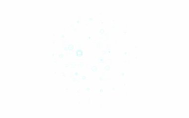 Açık mavi, diskli kırmızı vektör dokusu. Doğa tarzında bulanık halkaları olan güzel renkli çizimler. Marka kitabınız için yeni şablon.