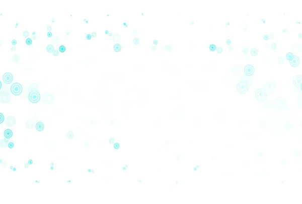 Светло Голубая Зеленая Векторная Текстура Дисками Размытый Декоративный Дизайн Абстрактном — стоковый вектор