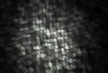 Daireli koyu gri vektör şablonu. Parlak renkli soyut çemberlerin olduğu bir resim. İş ilanınız için tasarım.