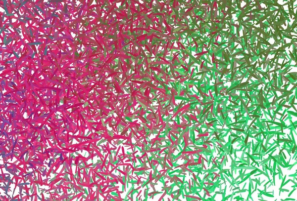 Rosa Claro Textura Vectorial Verde Con Líneas Colores Ilustración Abstracta — Vector de stock