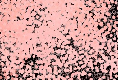 Noktalı koyu kırmızı vektör arkaplanı. Doğa tarzında bulanık halkaları olan güzel renkli çizimler. Marka kitabınız için yeni şablon.