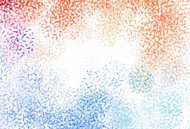 Açık Pembe, düz çizgileri olan kırmızı vektör düzeni. Soyut şablon üzerinde çizgileri olan renkli, parlak bir illüstrasyon. Reklamlar, posterler, afişler için desen.