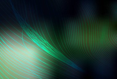 Koyu yeşil vektör soyut parlak şablon. Görüntü stili ve gradyanı olan yeni renkli çizimler. Marka kitabı için zarif bir arkaplan.