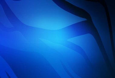 Koyu mavi vektör soyut arkaplan. Renkli soyut çizimler ve gradyan. Marka kitabınız için yeni biçim tasarımı.