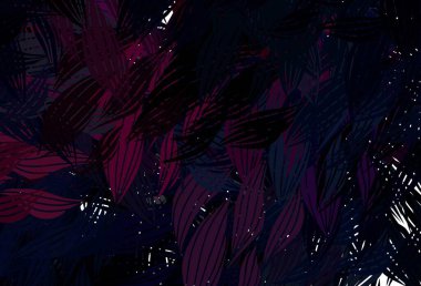 Koyu pembe, soyut şekilli kırmızı vektör dokusu. Rastgele şekillerle soyut tarzda dekoratif tasarım. Duvar kağıtları için zarif tasarım.