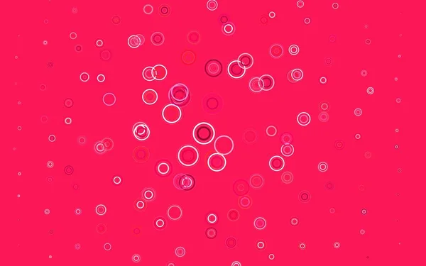 Textura Vectorial Púrpura Claro Con Discos Ilustración Abstracta Moderna Con — Vector de stock