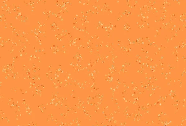 Modèle Vectoriel Orange Clair Avec Des Lignes Pointues Des Points — Image vectorielle