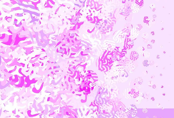 抽象的な形のピンクベクトルテクスチャ カラフルなランダムなフォームを持つ現代抽象的なイラスト 壁紙のためのエレガントなデザイン — ストックベクタ