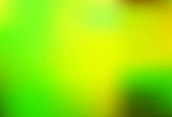 Verde Claro Vector Amarillo Difuminado Patrón Color Ilustración Abstracta Moderna — Vector de stock