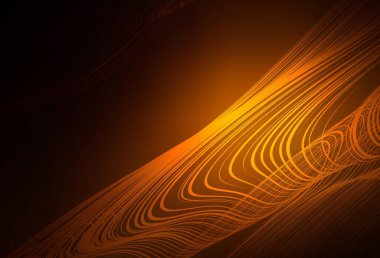 Koyu Turuncu vektör modern zarif düzen. Görüntü stili ve gradyanı olan yeni renkli çizimler. Tasarımının yeni yolu.