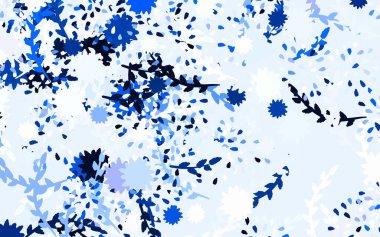 Açık gri vektör, çiçekli, güllü doğal arka plan. Çiçeklerle süslenmiş soyut çizimler. Web ve broşürler için elle boyanmış tasarım.